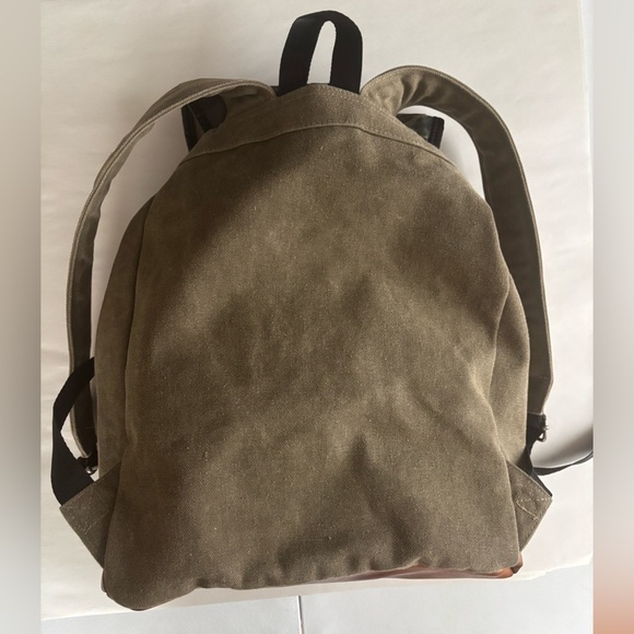 Steve Madden Army Green Camo Vegan Leather Adjustable Book Bag Backpack - Picture 9 of 14